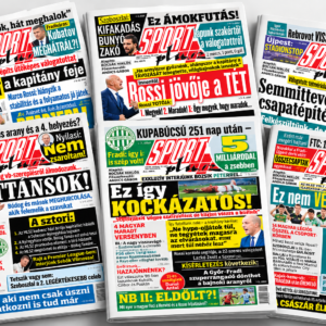 Sportplusz hetilap előfizetés postai kiszállítással - 6 hónapra